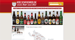 Desktop Screenshot of koelschfuehrer.de